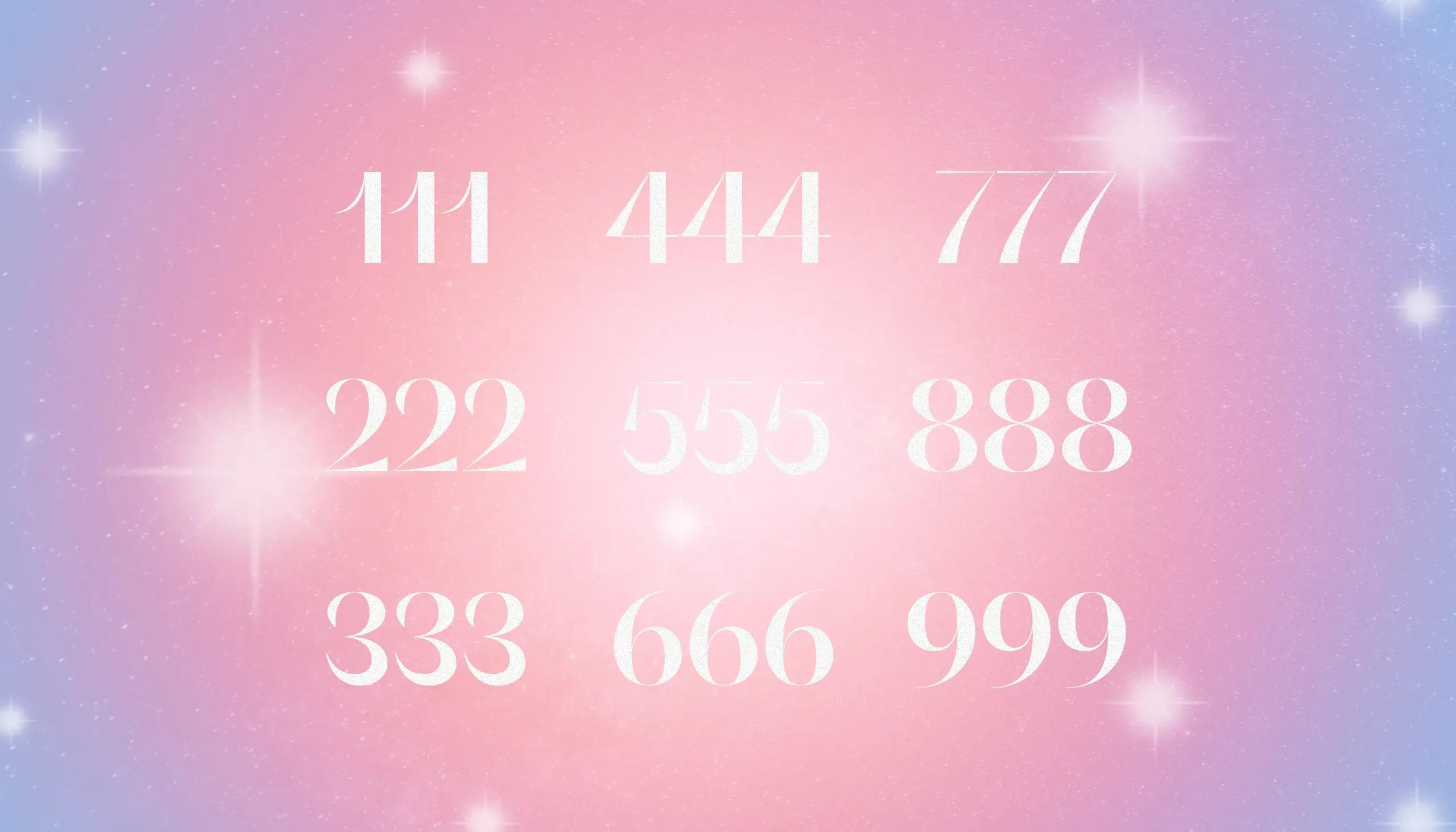 Angel numbers in Numerology