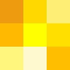 Varying Values Of Yellow