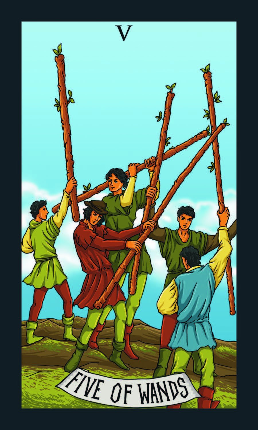 Five of Wands