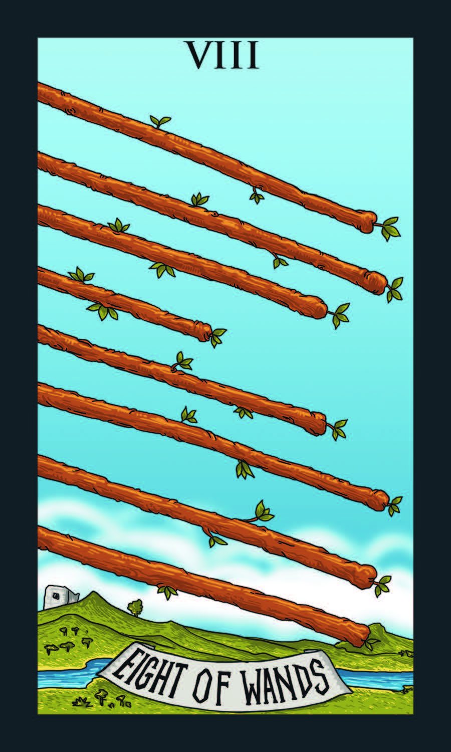 Eight of Wands