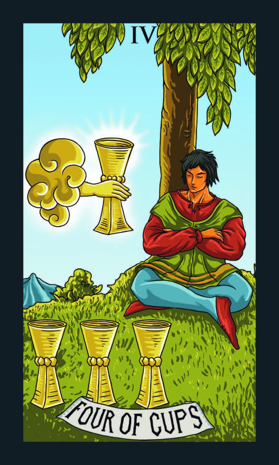 Four of Cups