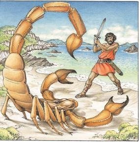 orion fights scorpion