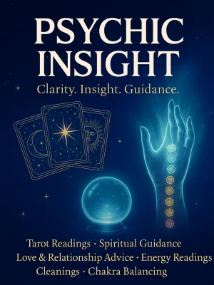 Psychic insight and tarot card readings