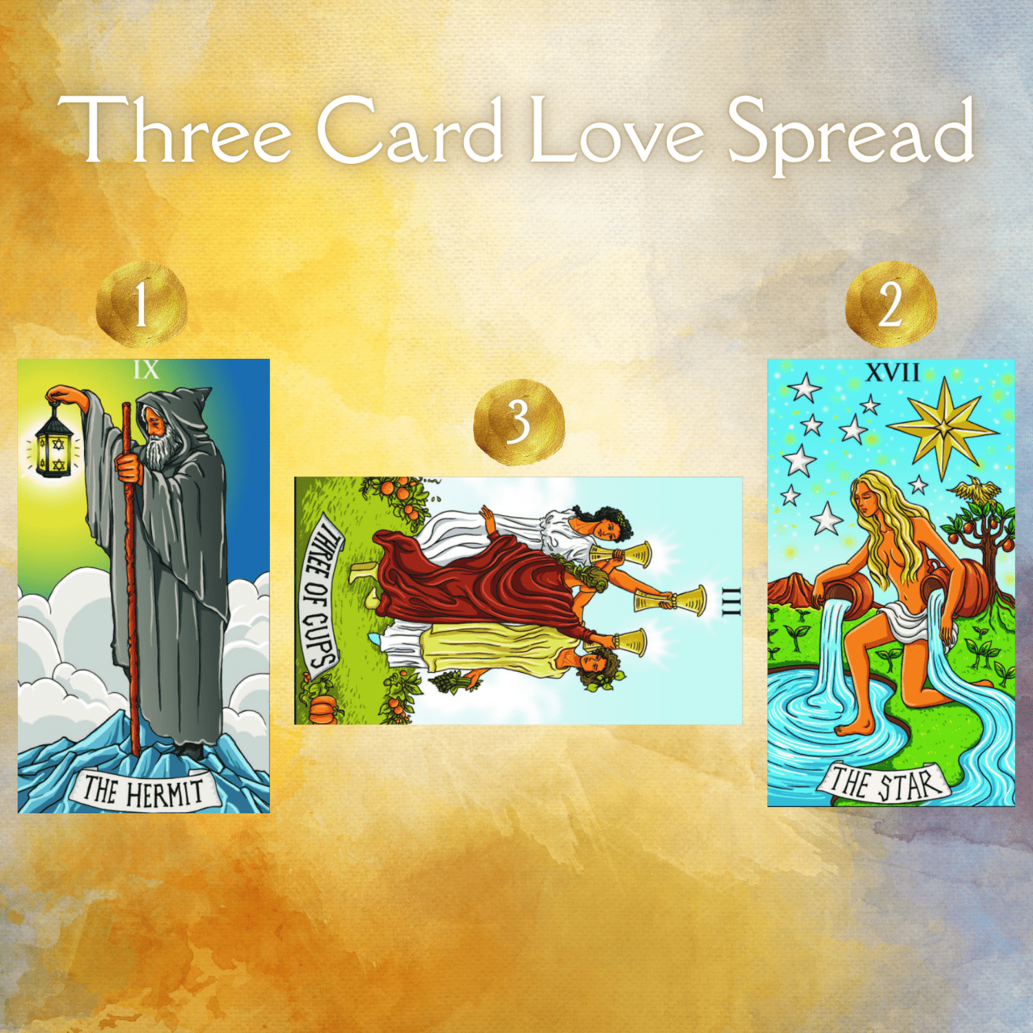 Three Card Love Spread