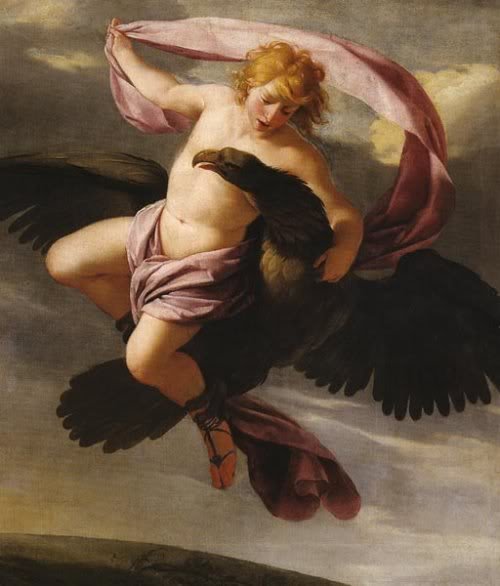 Ganymede carried by eagle