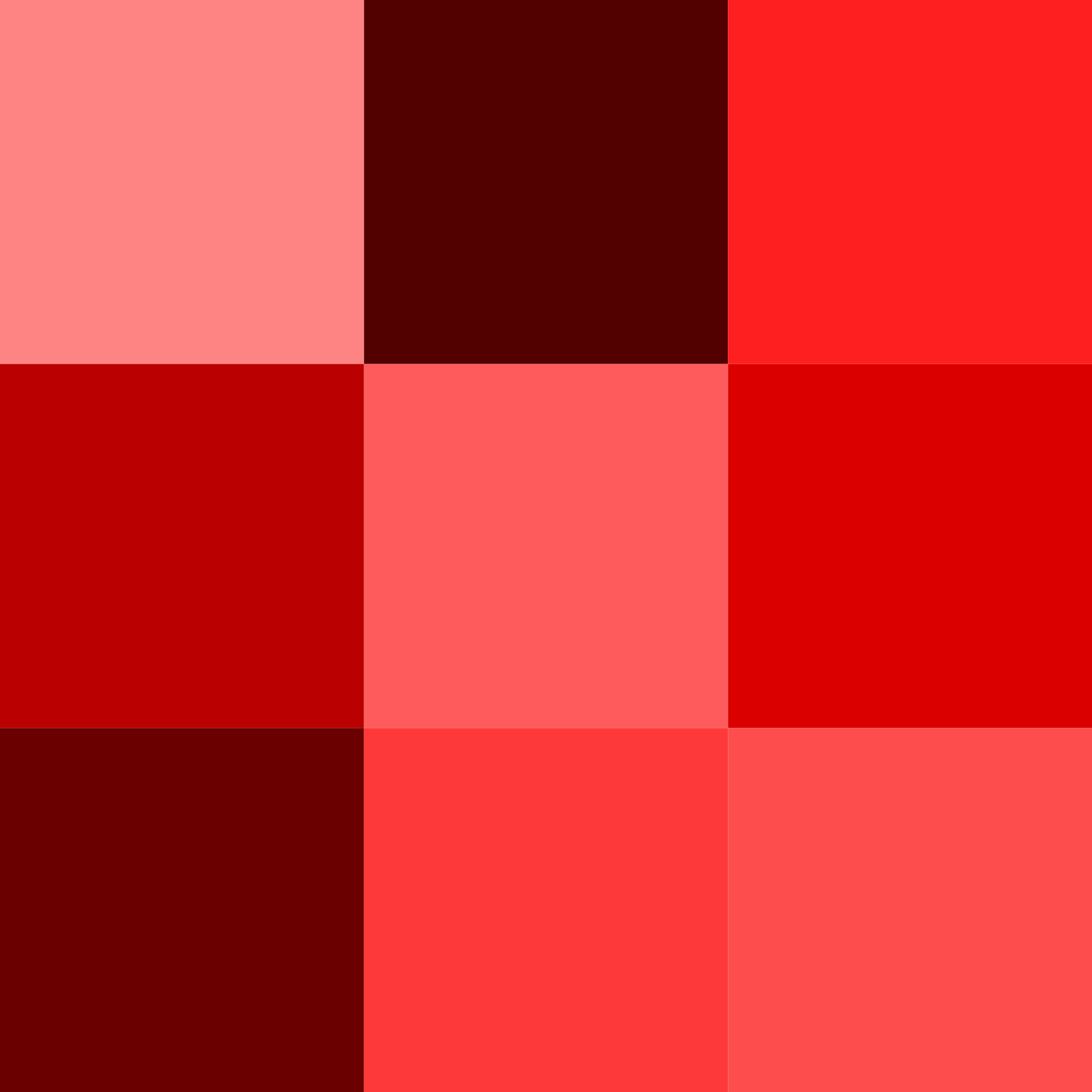 Varying Values of Red
