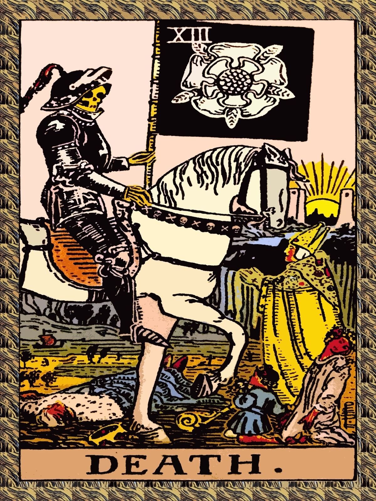 Learning tarot -death